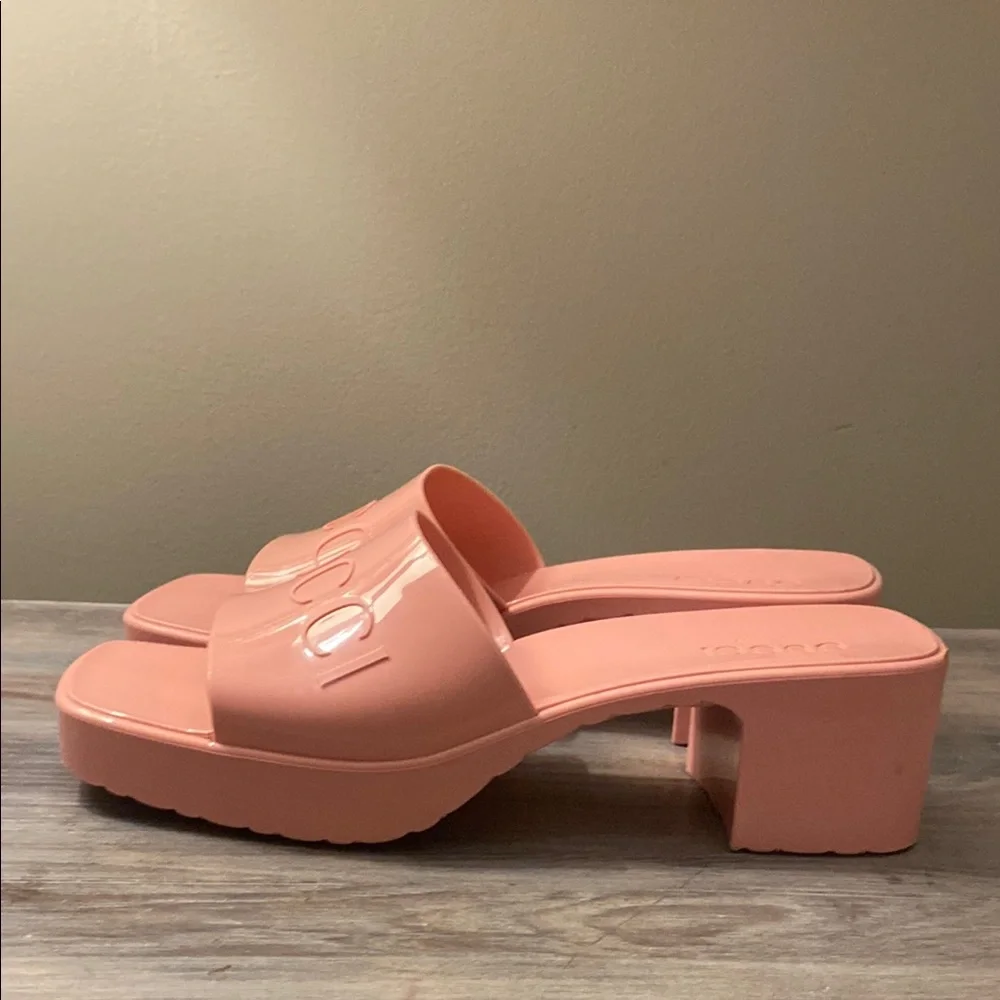 Gucci Pink “wild rose” Sandals - Picture 11 of 15
